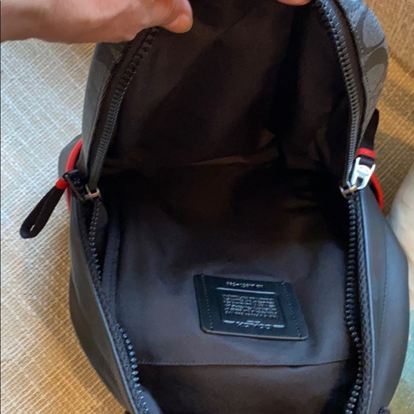 COACH Signature Edge backpack in colorblock - Picture 5 of 7